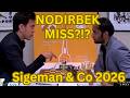 Abdusattorov’s Costly Mistake vs Arjun Erigaisi | Tepe Sigeman Chess 2026