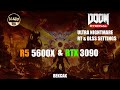 Doom Eternal | Ultra Nightmare \u0026 RT \u0026 DLSS Settings Gameplay | Ryzen 5 5600x + RTX 3090 | 1440p