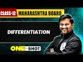 DIFFERENTIATION IN 1 SHOT | Maths | Class12th | Maharashtra Board HSC