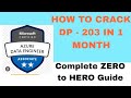 How to PASS Exam DP-203 Azure Data Engineer Associate in one  month #dp203