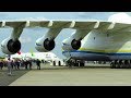 ANTONOV AN-225 - CLOSE UP PUSHBACK of WORLDS LARGEST AIRCRAFT at ILA 2018 Air Show!