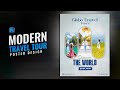 Modern Travel Poster Design in Adobe Photoshop | Photoshop Tutorial | JZ Graphics