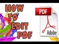 How TO Edit TEXT/ IMAGE in  Any  PDF File Using Nitro Pdf (2017)