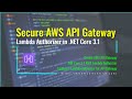 Secure Amazon API Gateway REST API using Lambda Authorizer [Written in C# and .NET Core 3.1]