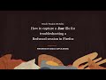 Sales | How to capture a .har file for troubleshooting a Redwood session in Firefox