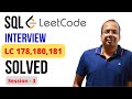 3 Very Important SQL Interview Questions on LeetCode | Practise SQL Questions