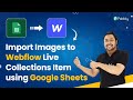 How to Import Images to Webflow Live Collections Item using Google Sheets - Google Sheets to Webflow