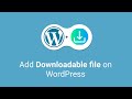 Easy PDF, Music, Video Embedding | How to Add a Downloadable File in WordPress