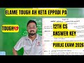 12th Computer science | Toughaaaaa❗️-answer key public exam 2026