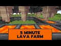 5 Minute Lava Farm Tutorial for Minecraft 1.21 [1.17 - 1.21.5]