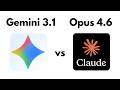 Gemini 3.1 is vs Claude Opus 4.6 - Test on real code (UI Design)