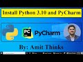 Install Python 3.10 and PyCharm on Windows 10