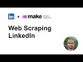 Web scraping LinkedIn with no-code and scraping API