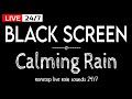 Say Goodbye to Insomnia with Black Screen Rain Sounds for Sleep \u0026 Relaxation | Sleep Sounds Rain