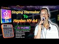 Mobile Se Star Maker Song Recording | Best Hayden A4 Mixer Settings |