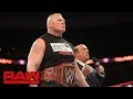Paul Heyman provokes a fight between Braun Strowman and Brock Lesnar: Raw, Sept. 11, 2017