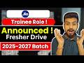 Jio New Hiring Announced ! OFF Campus Drive For 2027, 2026, 2025 Batch | Fresher Jobs