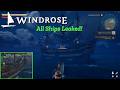 Leaking ALL Windrose Ships - Man O' War Found!