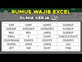 Rumus Excel Wajib Di Kuasai Pada Dunia Kerja