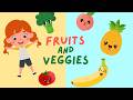 Fruits and Vegetables in English | Learn Words in English | First Words | Words for Toddlers