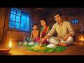 Waiting for Father on a Rainy Day || Ghibli Style Indian Village Life \u0026 Curry Cooking