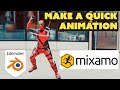 EASY animation with Mixamo and Blender 🚀