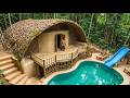 My 365Days Building Luxury Dream House Full Furniture and Beautiful Pool Summer Holiday in Jungle