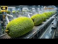 Shredding 50,000 LBS of Jackfruit is Oddly Satisfying [Hypnotic]