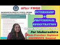 FMGE Internship and Provisional Registration Application Form for Maharashtra | MMC Documents needed