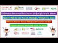 Difference between Web Server and Application Server! Apache Http Server ,Weblogic,Tomcat, Jboss