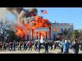 13 minutes ago, the US presidential palace in Washington was brutally destroyed by a Russian YAK-141