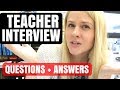 ULTIMATE Teacher Interview Questions And Answers Guide