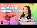 Create Animated Social Posts | Adobe Express Masterclass