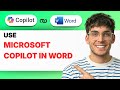 How to Use Microsoft Copilot in Word [2026 Full Guide]
