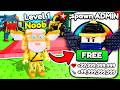 Unlocking MAX LEVEL with ADMIN COMMANDS in Be a Lucky Block!