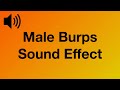 Male Burps - Sound Effect [4K]