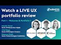 Watch a Live UX Portfolio Review - UI Design Case Study