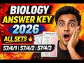 CBSE Class 12 Biology Answer Key 2026 🔥 All Sets 57/4/1, 57/4/2, 57/4/3 | Complete Solutions