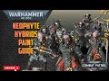 Painting Warhammer 40k Genestealer Cult Neophyte Hybrids the Combat Patrol way (sort of)