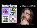 March 8th, 2026 | NYT Daily Puzzles | Connections | Strands | Wordle | Pips | Xander Solves