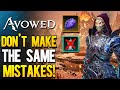 Avowed TIPS \u0026 TRICKS - 10 Mistakes That Might Ruin Your Game