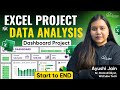 EXCEL Full PROJECT for Data Analysis with AI | End-to-End Excel Dashboard Project in 1 Hours