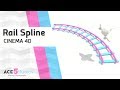 C4D rail spline tutorial