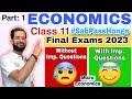 Economics Class 11 | Most Important questions for final exams | Economics final exams 2023