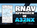 FlyByWire A32NX Tutorial: How to do RNAV Approach in Microsoft Flight Simulator (MSFS)