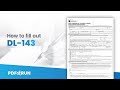 How to Fill Out DL-143 Online | PDFRun