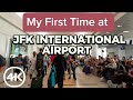 4K NEW YORK JFK (John F. Kennedy)International Airport/Arrival Tour/Terminal 5