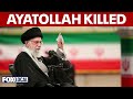 Iran Supreme Leader Ayatollah Ali Khamenei killed in US-Israel strikes: Trump