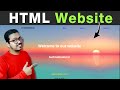 How to make a website using HTML only on Notepad ( No CSS ) | Techno Brainz