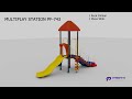 PLAYGROUND EQUIPMENT MULTIPLAY STATION (PF 743)